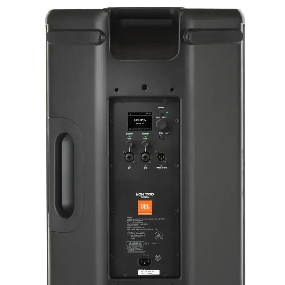 JBL_EON715_Rear_zoom JBL EON715 ลำโพง Active 15 นิ้ว 1300W พร้อม DSP ควบคุมผ่านแอป