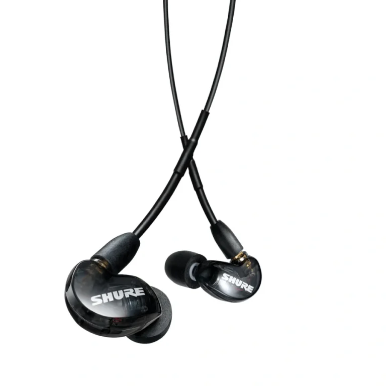 Shure Se215 หูฟัง In-Ear Monitor แยกเสียงได้ดีเยี่ยม เบสแน่น ทนทาน - Black