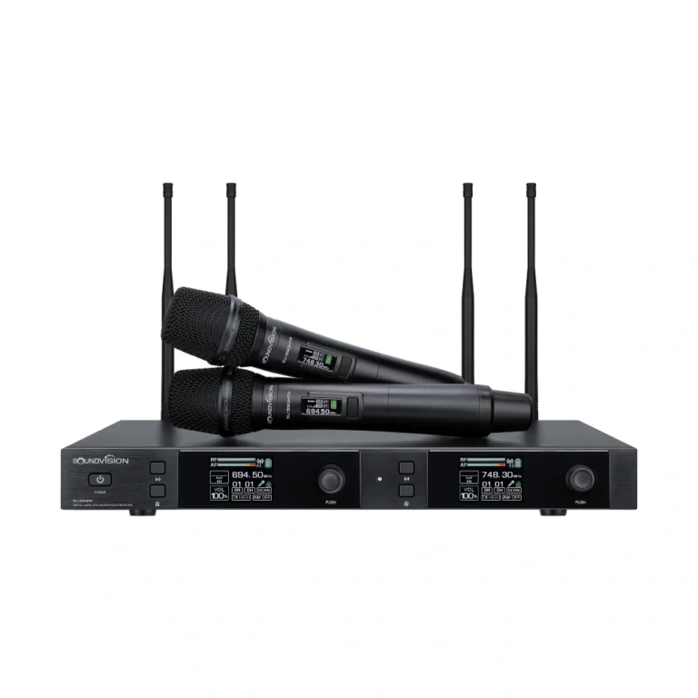 SOUNDVISION SU-990D/HTP ชุดไมค์ลอยดิจิตอลคู่ (รุ่นใหม่ เปลี่ยนหัวไมค์ได้)