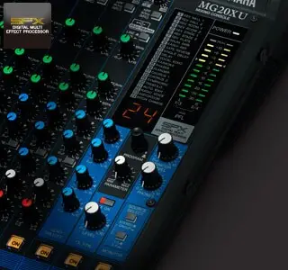 Yamaha Mg12xuk มิกเซอร์อนาล็อก 12 แชนแนล พร้อมเอฟเฟกต์ Spx และ Usb