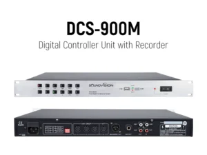 Soundvision Dcs-900m เครื่องควบคุมไมโครโฟนประชุม ระบบดิจิตอล