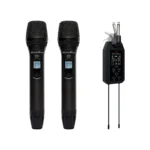 Soundvision Dw-2go ชุดไมโครโฟนไร้สายมือถือคู่ แบบพกพา