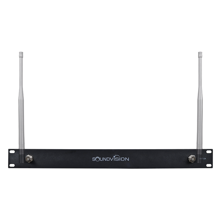 Soundvision Rkt-2a ชุดเพลทยึดเสาอากาศ 2 ต้น ขนาด 1u อุปกรณ์เสริมสำหรับชุดไมโครโฟนไร้สาย