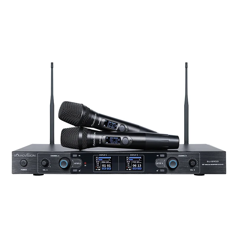 Su-890d-Ii/ht ชุดไมโครโฟนไร้สาย (แบบมือถือคู่) ระบบดิจิตอล ช่องความถี่ 156ch Su-890d-Ii/ht ชุดไมโครโฟนไร้สาย (แบบมือถือคู่) ระบบดิจิตอล ช่องความถี่ 156ch