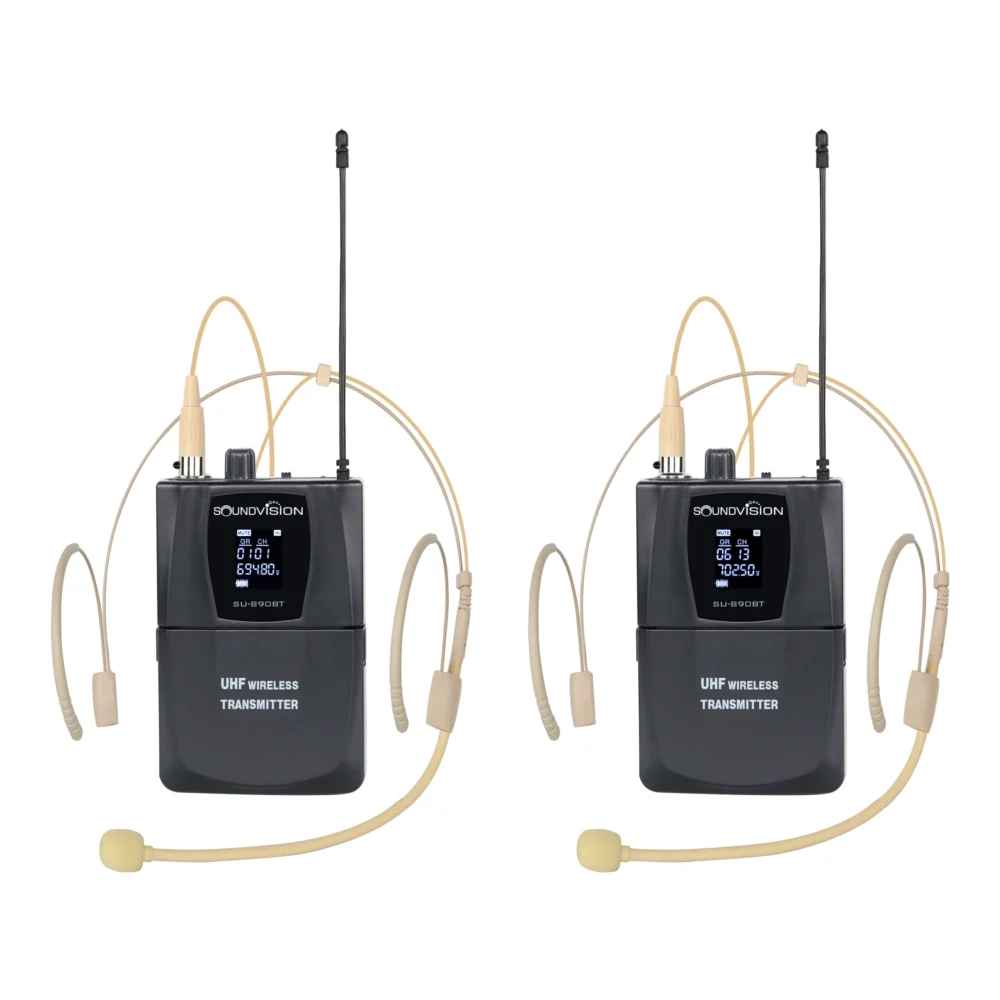 Soundvision Su-890d-Ll/bt (Hw-X) ชุดไมค์ลอยดิจิตอล คาดศรีษะคู่ ย่าน Uhf คลื่นความถี่ 694.5 – 702.7mhz Soundvision Su-890d-Ll/bt (Hw-X) ชุดไมค์ลอยดิจิตอล คาดศรีษะคู่ ย่าน Uhf คลื่นความถี่ 694.5 – 702.7mhz