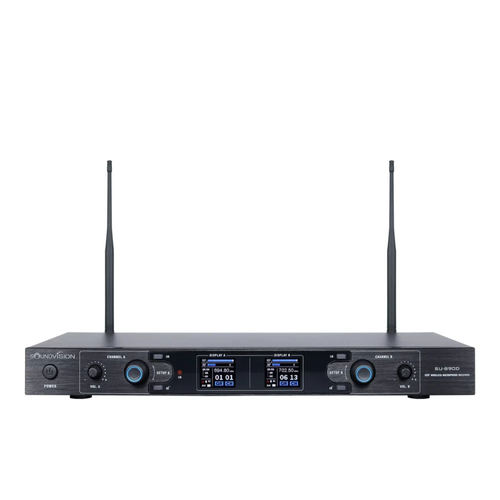 Soundvision Su-890d-Ll/bt (Hw-X) ชุดไมค์ลอยดิจิตอล คาดศรีษะคู่ ย่าน Uhf คลื่นความถี่ 694.5 – 702.7mhz Soundvision Su-890d-Ll/bt (Hw-X) ชุดไมค์ลอยดิจิตอล คาดศรีษะคู่ ย่าน Uhf คลื่นความถี่ 694.5 – 702.7mhz
