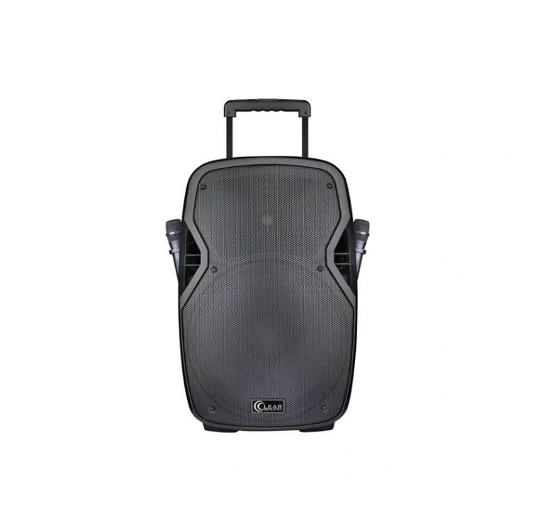Clearsound Goport Gp-15a ตู้ลำโพงลากจูง 15 นิ้ว 450 วัตต์ พร้อมไมค์ลอยคู่ ย่าน Vhf แบต 8ชม. Clearsound Goport Gp-15a ตู้ลำโพงลากจูง 15 นิ้ว 450 วัตต์ พร้อมไมค์ลอยคู่ ย่าน Vhf แบต 8ชม.