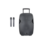 Clearsound Goport Gp-15a ตู้ลำโพงลากจูง 15 นิ้ว 450 วัตต์ พร้อมไมค์ลอยคู่ ย่าน Vhf แบต 8ชม.