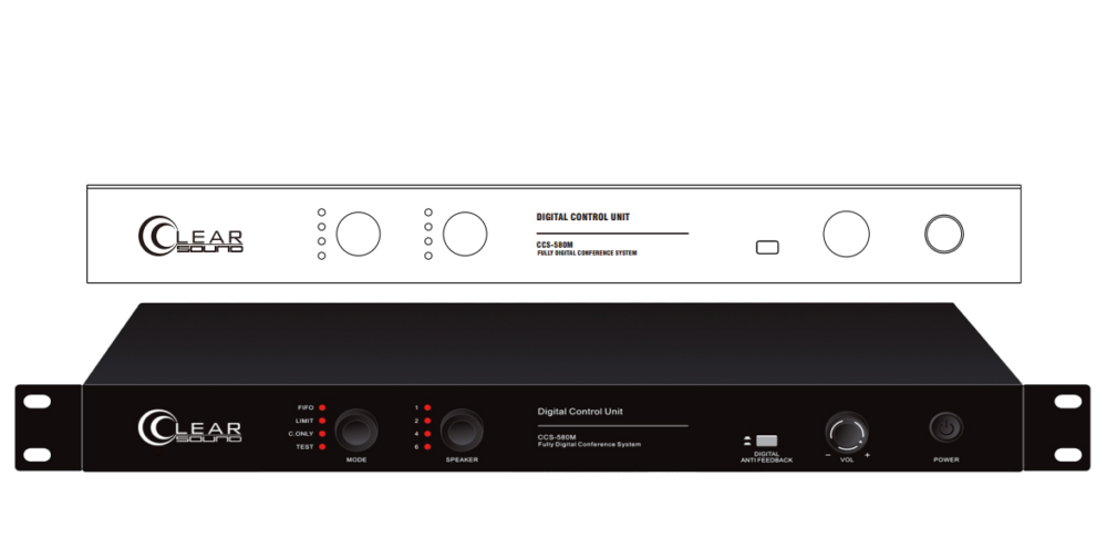 Clearsound Ccs-580m เครื่องควบคุมชุดประชุมระบบดิจิทัล Clearsound Ccs-580m เครื่องควบคุมชุดประชุมระบบดิจิทัล