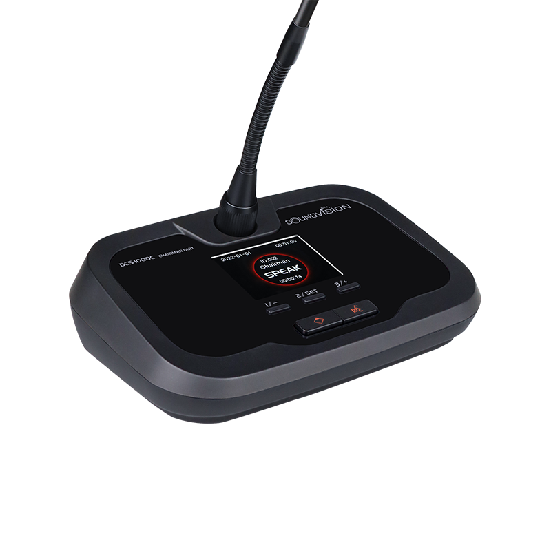 Soundvision Dcs-1000c ไมโครโฟนชุดประชุมระบบดิจิตอล (ไมค์ประธาน) Soundvision Dcs-1000c ไมโครโฟนชุดประชุมระบบดิจิตอล (ไมค์ประธาน)