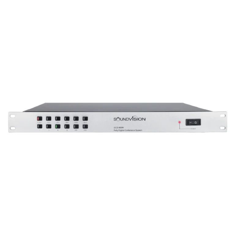 Soundvision Dcs-800m เครื่องควบคุมไมโครโฟนประชุม ระบบดิจิตอล