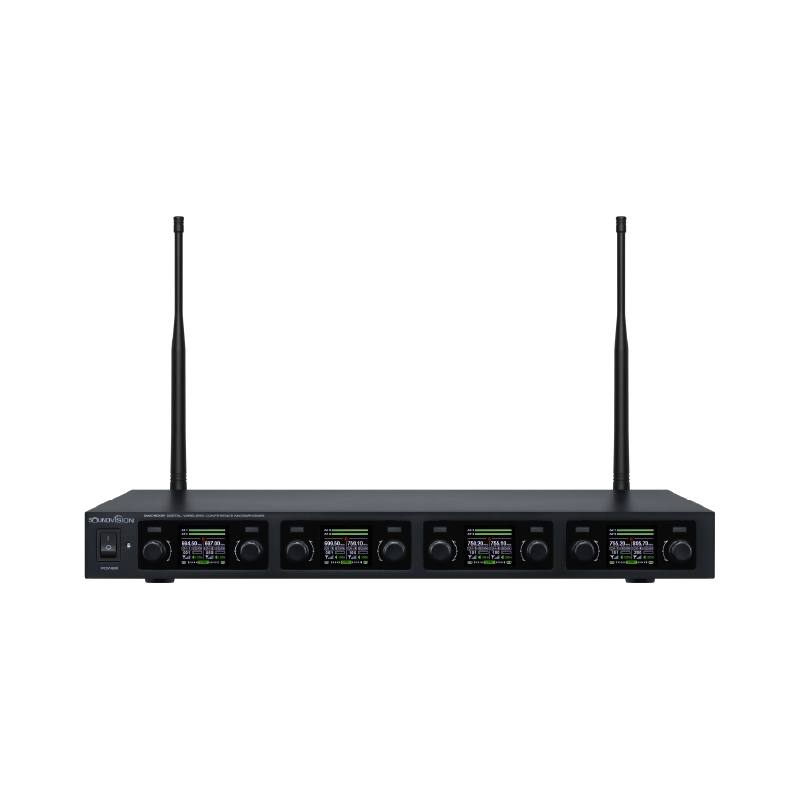 Soundvision Dwc-800 ชุดไมโครโฟนประชุมแบบไร้สายระบบดิจิตอล 8 Ch Soundvision Dwc-800 ชุดไมโครโฟนประชุมแบบไร้สายระบบดิจิตอล 8 Ch