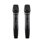 Soundvision Su-820d/ht ชุดไมโครโฟนไร้สาย แบบมือถือคู่ ย่านความถี่ Uhf