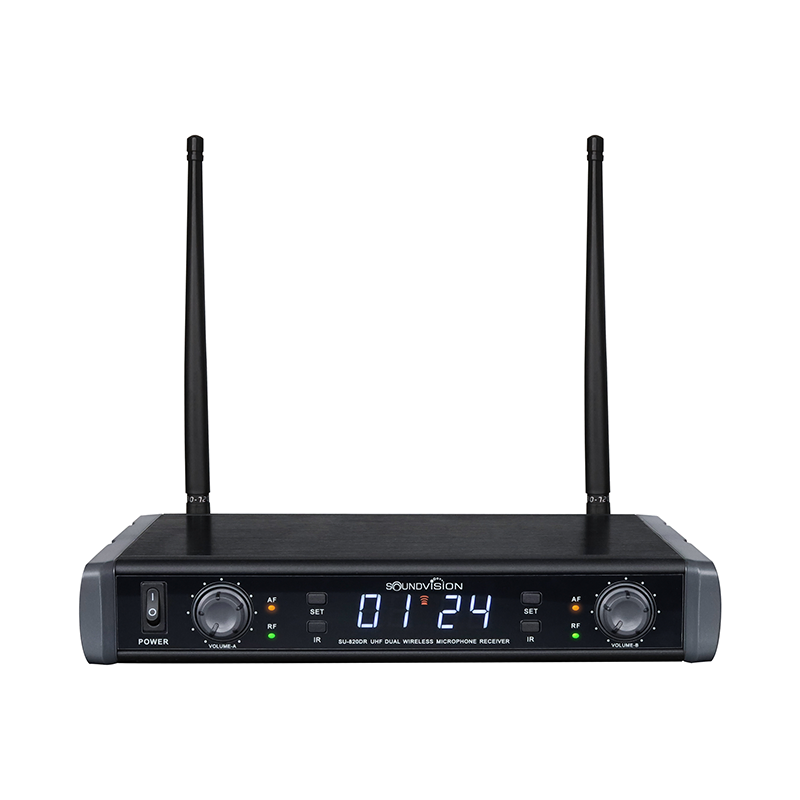 Soundvision Su-820d/ht ชุดไมโครโฟนไร้สาย แบบมือถือคู่ ย่านความถี่ Uhf Soundvision Su-820d/ht ชุดไมโครโฟนไร้สาย แบบมือถือคู่ ย่านความถี่ Uhf