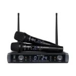 Soundvision Su-820d/ht ชุดไมโครโฟนไร้สาย แบบมือถือคู่ ย่านความถี่ Uhf