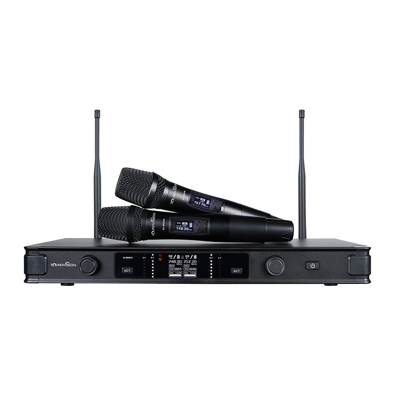 Soundvision Su-850dg ชุดไมโครโฟนไร้สาย ระบบดิจิตอล ย่านความถี่ Uhf ช่องความถี่ 190ch Soundvision Su-850dg ชุดไมโครโฟนไร้สาย ระบบดิจิตอล ย่านความถี่ Uhf ช่องความถี่ 190ch
