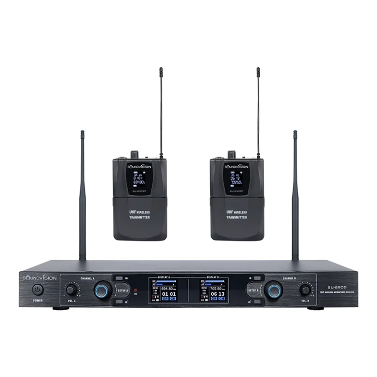 Su-890d-Ii/ht ชุดไมโครโฟนไร้สาย (แบบมือถือคู่) ระบบดิจิตอล ช่องความถี่ 156ch (คัดลอก)