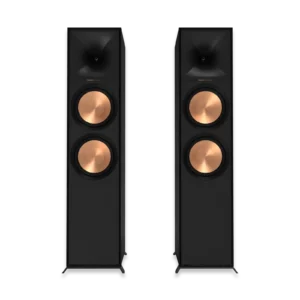 Klipsch R-800f ลำโพงตั้งพื้น ดอกวูฟเฟอร์คู่ 8 นิ้ว ทวีตเตอร์ Tractrix Horn ความไวสูง 98db เบสลึกทรงพลัง