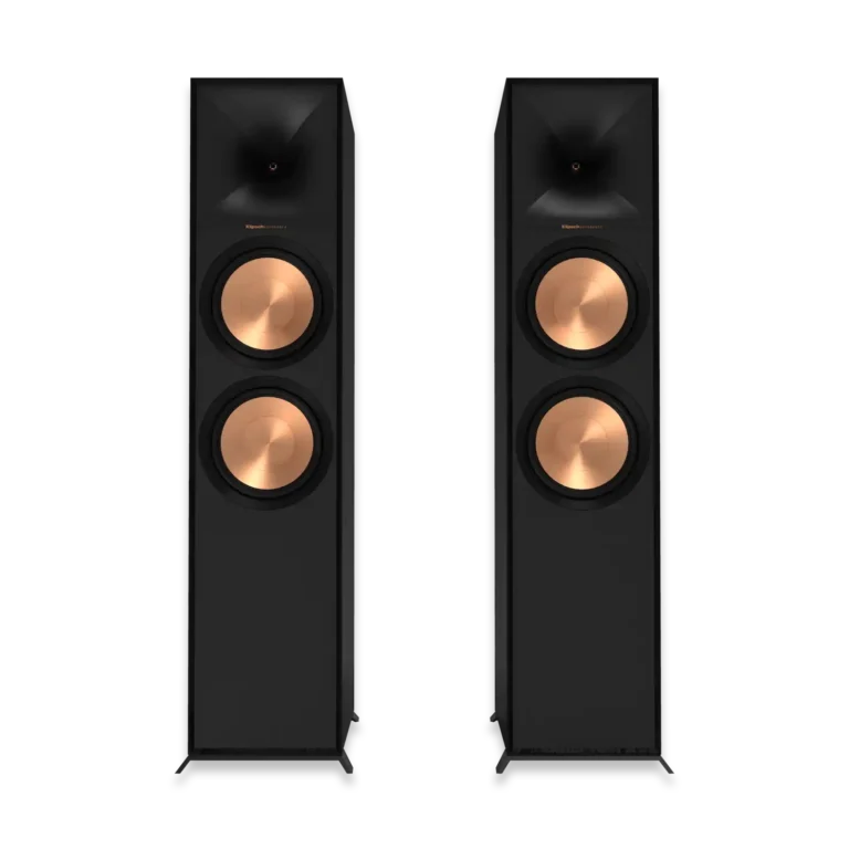 Klipsch R-800f ลำโพงตั้งพื้น ดอกวูฟเฟอร์คู่ 8 นิ้ว ทวีตเตอร์ Tractrix Horn ความไวสูง 98db เบสลึกทรงพลัง