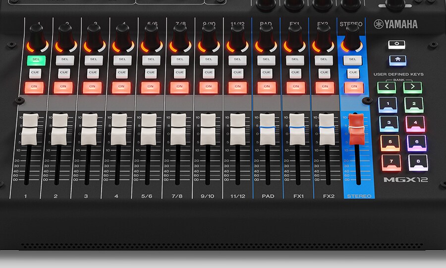 Yamaha Mgx12 มิกเซอร์ดิจิตอล 18 แชนแนล มีบลูทูธ