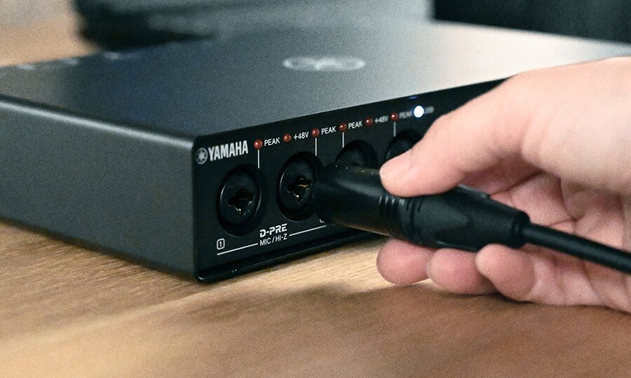 Yamaha Urx44c อินเทอร์เฟซเสียงแบบ Usb-C 6-In / 4-Out