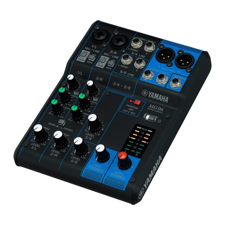 Yamaha Mg06 มิกเซอร์อนาล็อก 6 แชนแนล
