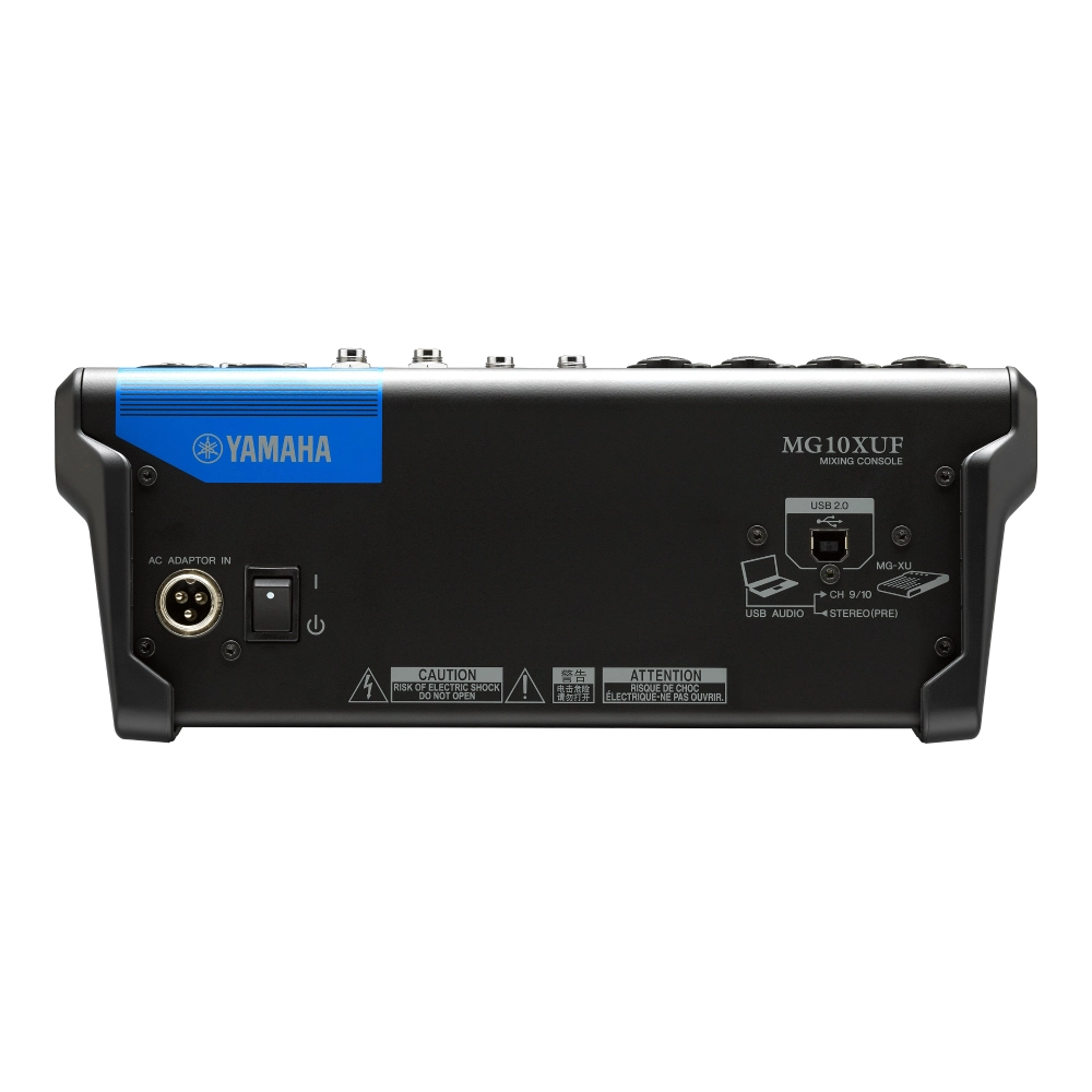 Yamaha Mg10xuf มิกเซอร์อนาล็อก 10 แชนแนล (Fader Version) พร้อมเอฟเฟกต์ Spx และ Usb Yamaha Mg10xuf มิกเซอร์อนาล็อก 10 แชนแนล (Fader Version) พร้อมเอฟเฟกต์ Spx และ Usb