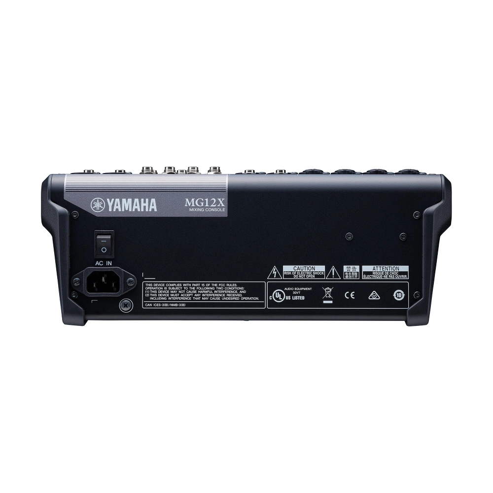 Yamaha Mg12x มิกเซอร์นาล็อก 12 แชนแนล เสียบไมค์ได้ 6 ช่อง Yamaha Mg12x มิกเซอร์นาล็อก 12 แชนแนล เสียบไมค์ได้ 6 ช่อง