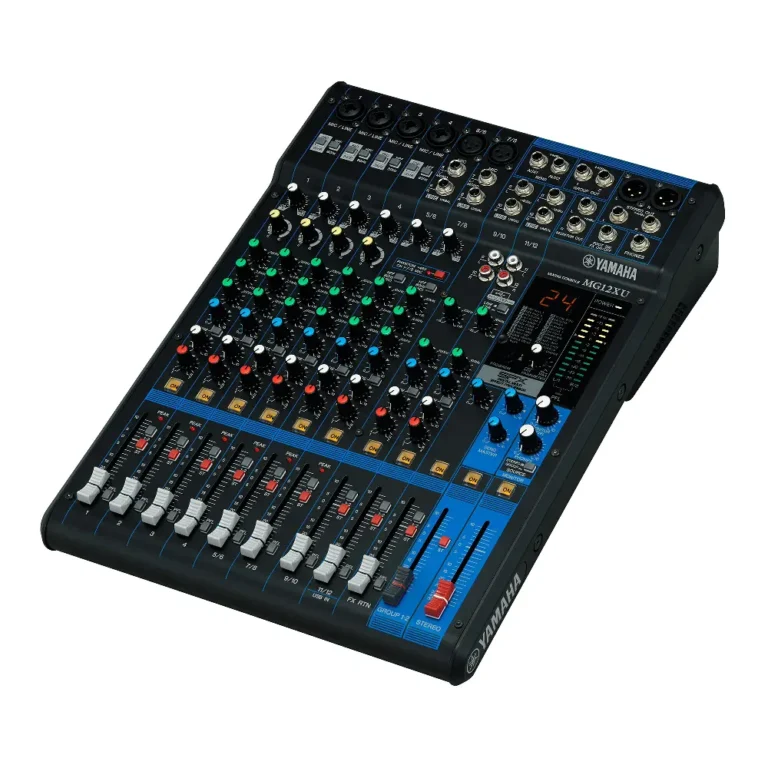 Yamaha Mg12xu มิกเซอร์อนาล็อก 12 แชนแนล (Fader Version) พร้อมเอฟเฟกต์ Spx และ Usb