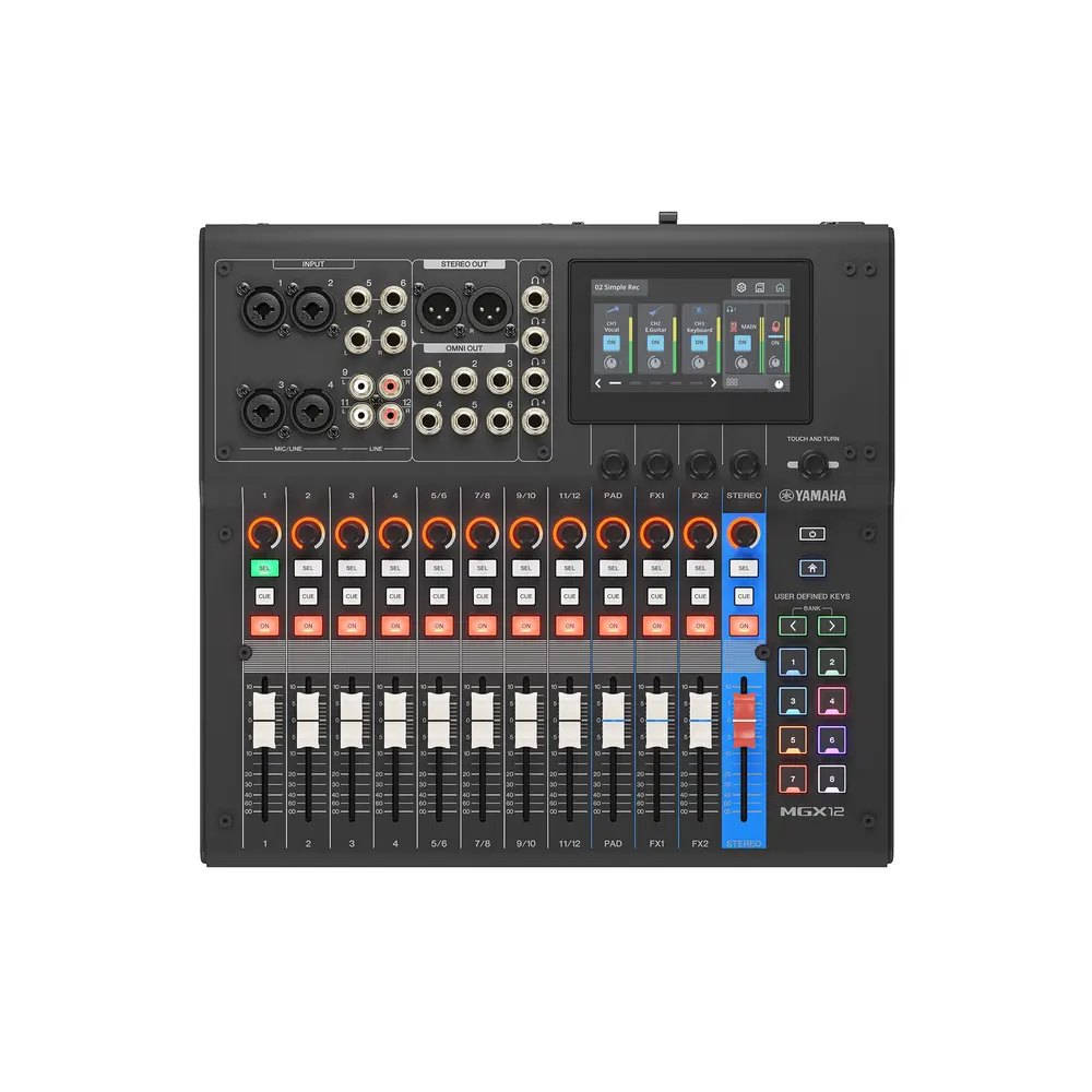 Yamaha Mgx12 มิกเซอร์ดิจิตอล 18 แชนแนล มีบลูทูธ Yamaha Mgx12 มิกเซอร์ดิจิตอล 18 แชนแนล มีบลูทูธ