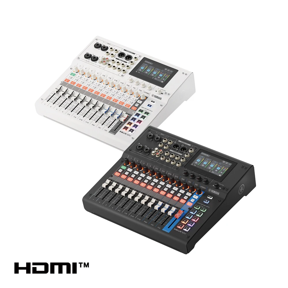 Yamaha Mgx12v มิกเซอร์ดิจิตอล 18 แชนแนล พร้อมอินเทอร์เฟสวิดีโอ Yamaha Mgx12v มิกเซอร์ดิจิตอล 18 แชนแนล พร้อมอินเทอร์เฟสวิดีโอ