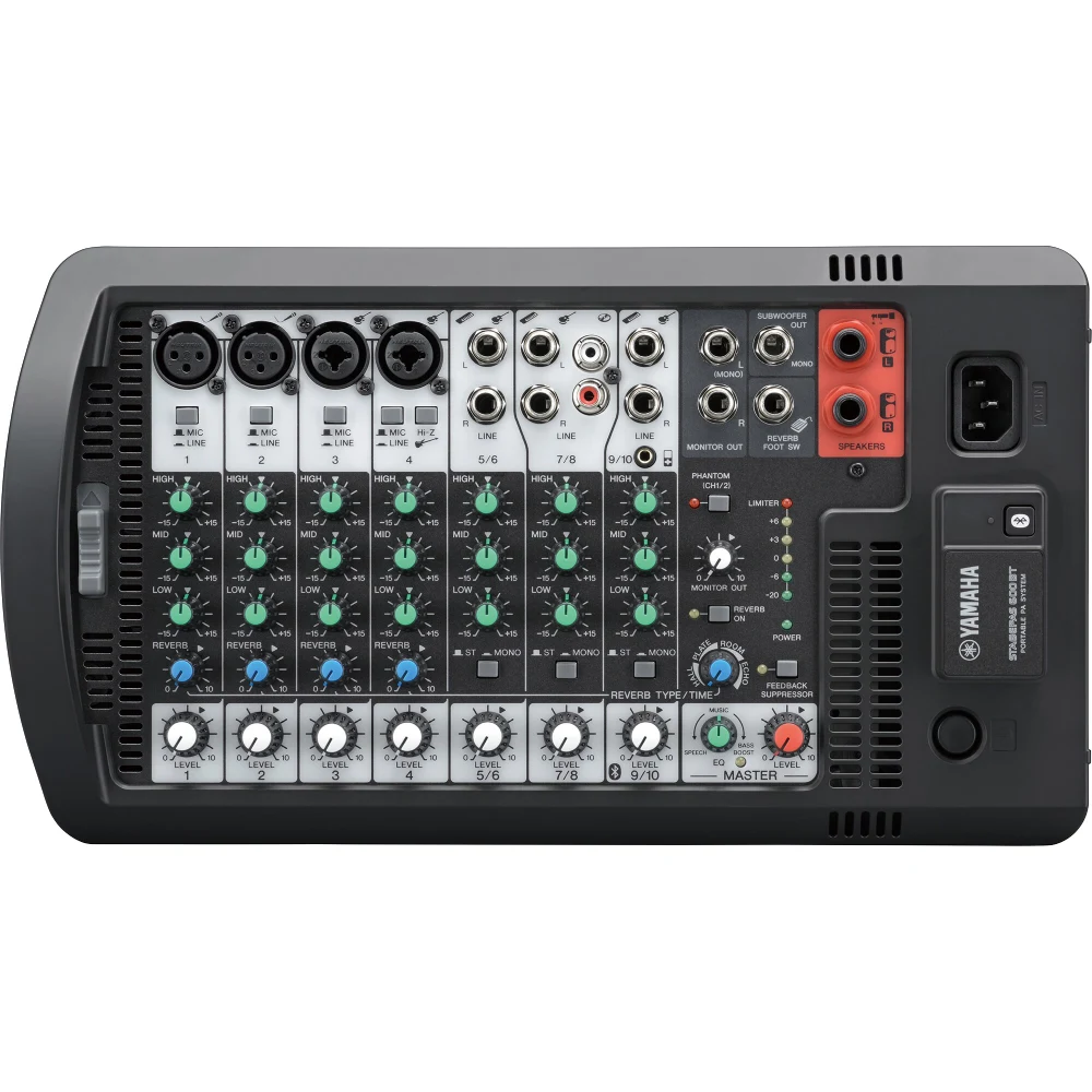 Yamaha Stagepas 600bt ระบบ Pa แบบพกพา พร้อมมิกเซอร์ 10 แชนแนล Yamaha Stagepas 600bt ระบบ Pa แบบพกพา พร้อมมิกเซอร์ 10 แชนแนล