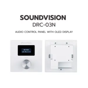 Soundvision Drc 03n เครื่องควบคุมระบบเสียง พร้อมหน้าจอ Oled