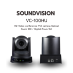 Soundvision Vc-100hu กล้องวิดีโอ Ptz ความละเอียด Hd ดิจิตอล 10 เท่า และซูมออปติคอล 16 เท่า