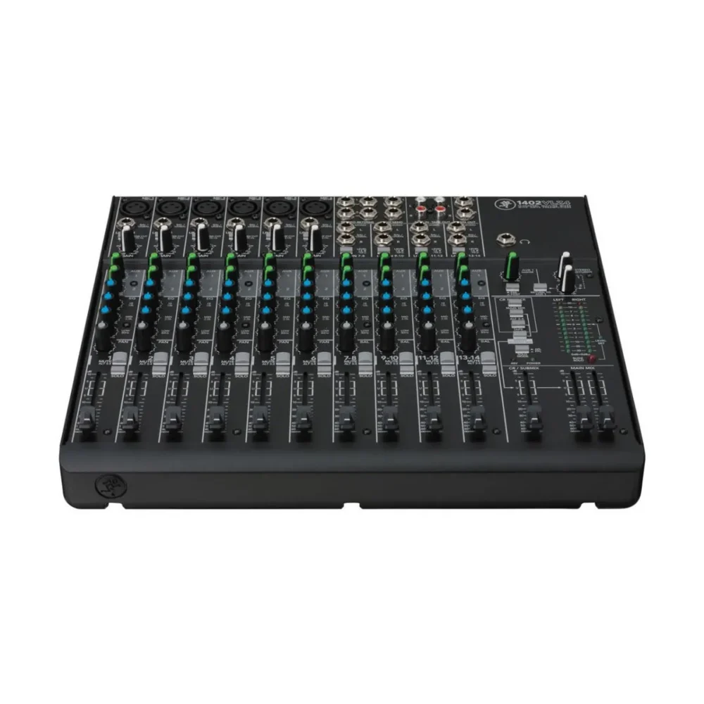 Mackie 1402vlz4 มิกเซอร์ 14 ช่อง Analog Mixer พร้อม Onyx Mic Preamps สำหรับสตูดิโอและงานแสดงสด Mackie 1402vlz4 มิกเซอร์ 14 ช่อง Analog Mixer พร้อม Onyx Mic Preamps สำหรับสตูดิโอและงานแสดงสด
