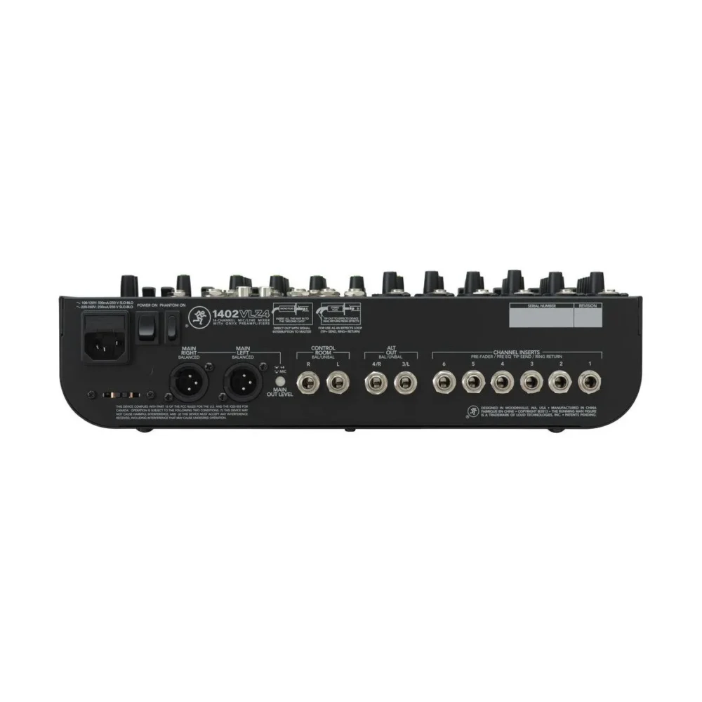 Mackie 1402vlz4 มิกเซอร์ 14 ช่อง Analog Mixer พร้อม Onyx Mic Preamps สำหรับสตูดิโอและงานแสดงสด Mackie 1402vlz4 มิกเซอร์ 14 ช่อง Analog Mixer พร้อม Onyx Mic Preamps สำหรับสตูดิโอและงานแสดงสด