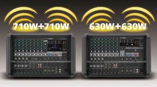 Yamaha Emx7 เพาเวอร์มิกเซอร์ 12 แชนแนล กำลังขับ 710w+710w