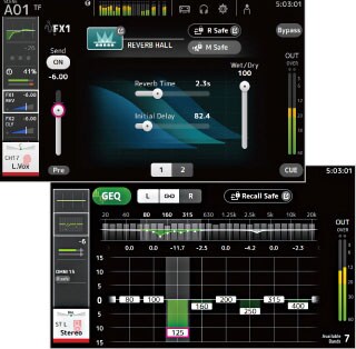 Yamaha Tf5 มิกเซอร์ดิจิตอล 32 แชนแนล