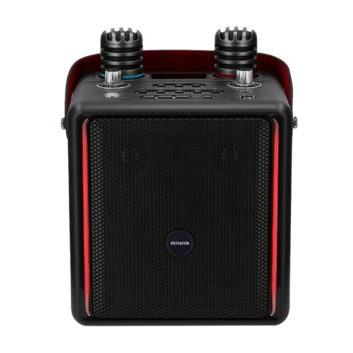 Aiwa Aw-B400k ลำโพงบลูทูธ 6 นิ้ว Portable Bluetooth Speaker มาพร้อมไมค์ และไฟ Led Aiwa Aw-B400k ลำโพงบลูทูธ 6 นิ้ว Portable Bluetooth Speaker มาพร้อมไมค์ และไฟ Led