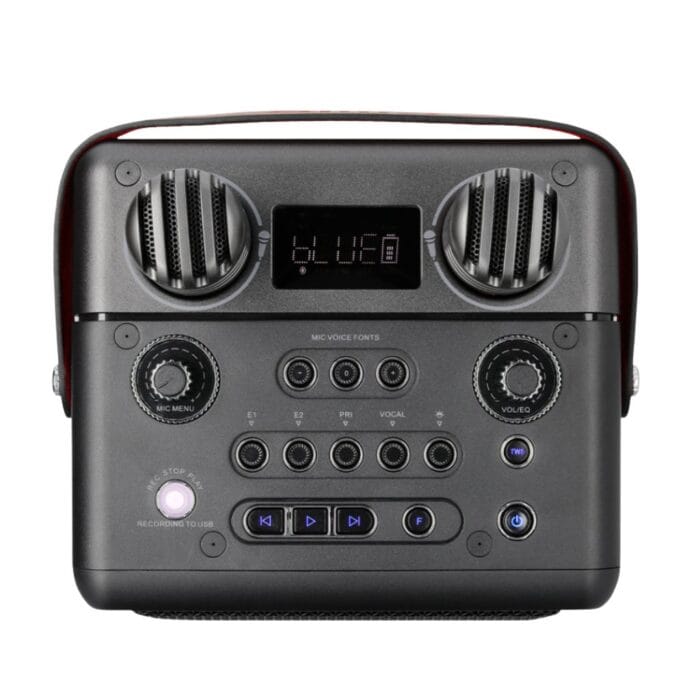 Aiwa Aw-B400k ลำโพงบลูทูธ 6 นิ้ว Portable Bluetooth Speaker มาพร้อมไมค์ และไฟ Led Aiwa Aw-B400k ลำโพงบลูทูธ 6 นิ้ว Portable Bluetooth Speaker มาพร้อมไมค์ และไฟ Led