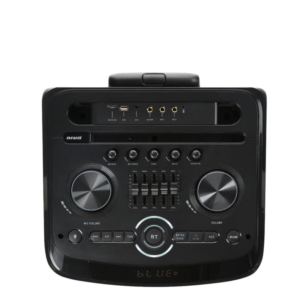 Aiwa Aw-X12h Party Speaker ลำโพงบลูทูธ ปาร์ตี้สปีคเกอร์ เสียงทรงพลัง พร้อมไฟ Led Aiwa Aw-X12h Party Speaker ลำโพงบลูทูธ ปาร์ตี้สปีคเกอร์ เสียงทรงพลัง พร้อมไฟ Led