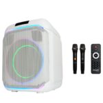 Aiwa Aw-X1800 Party Speaker ลำโพงบลูทูธ ปาร์ตี้สปีคเฤกอร์ ไฟ Led เสียงทรงพลัง