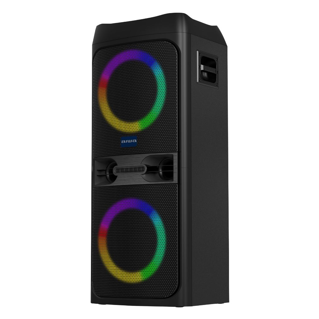 Aiwa Aw-X210dj Party Speaker ลำโพงบลูทูธ ปาร์ตี้สปีคเกอร์ เสียงทรงพลัง พร้อมไฟ Led Aiwa Aw-X210dj Party Speaker ลำโพงบลูทูธ ปาร์ตี้สปีคเกอร์ เสียงทรงพลัง พร้อมไฟ Led