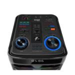 Aiwa Aw-X8283dj Party Speaker ลำโพงบลูทูธ ปาร์ตี้สปีคเกอร์ เสียงทรงพลัง พร้อมไฟ Led และคาราโอเกะ