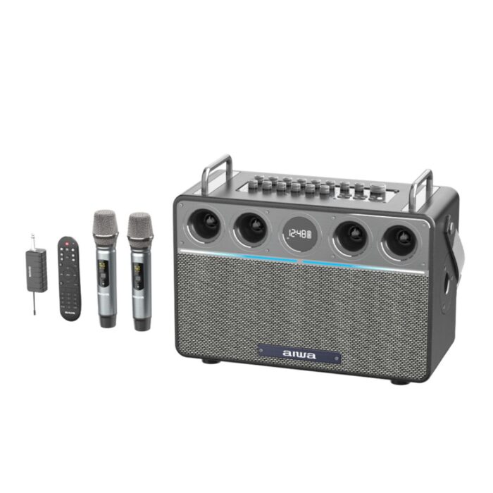 Aiwa Mi-X700 Enigma Essentials 700 ลำโพงบลูทูธ Portable Speaker 3 นิ้วคู่ เสียงทรงพลัง และพกพาสะดวก