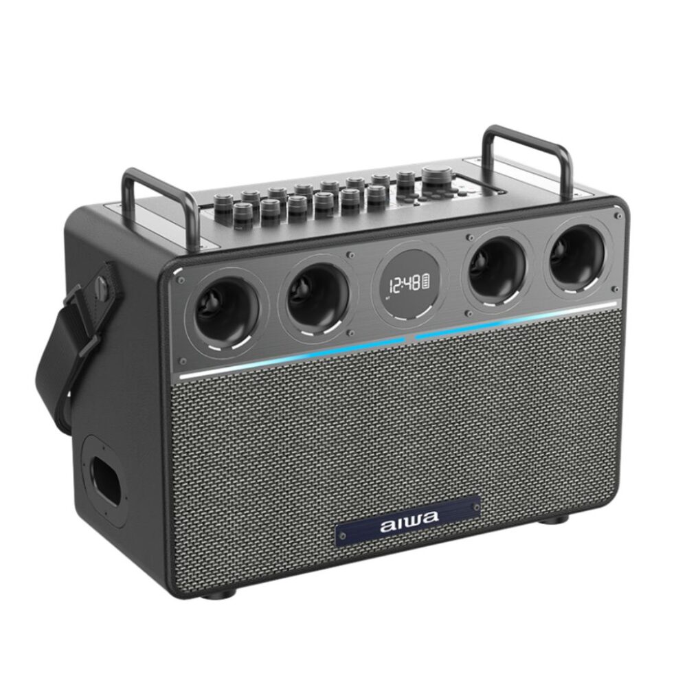 Aiwa Mi-X700 Enigma Essentials 700 ลำโพงบลูทูธ Portable Speaker 3 นิ้วคู่ เสียงทรงพลัง และพกพาสะดวก Aiwa Mi-X700 Enigma Essentials 700 ลำโพงบลูทูธ Portable Speaker 3 นิ้วคู่ เสียงทรงพลัง และพกพาสะดวก