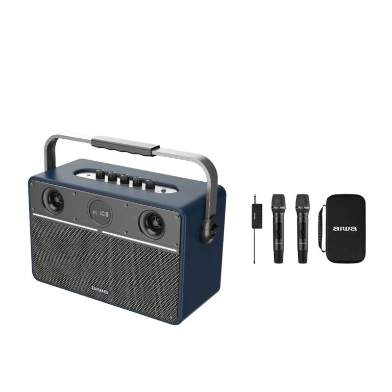 Aiwa Mi-X430 Enigma Essentials Lite ลำโพงบลูทูธ 40w ดอกลำโพง 4 นิ้ว พร้อมไมโครโฟน Portable Bluetooth Speaker