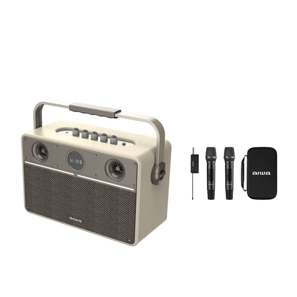 Aiwa Mi-X430 Enigma Essentials Lite ลำโพงบลูทูธ 40w ดอกลำโพง 4 นิ้ว พร้อมไมโครโฟน Portable Bluetooth Speaker