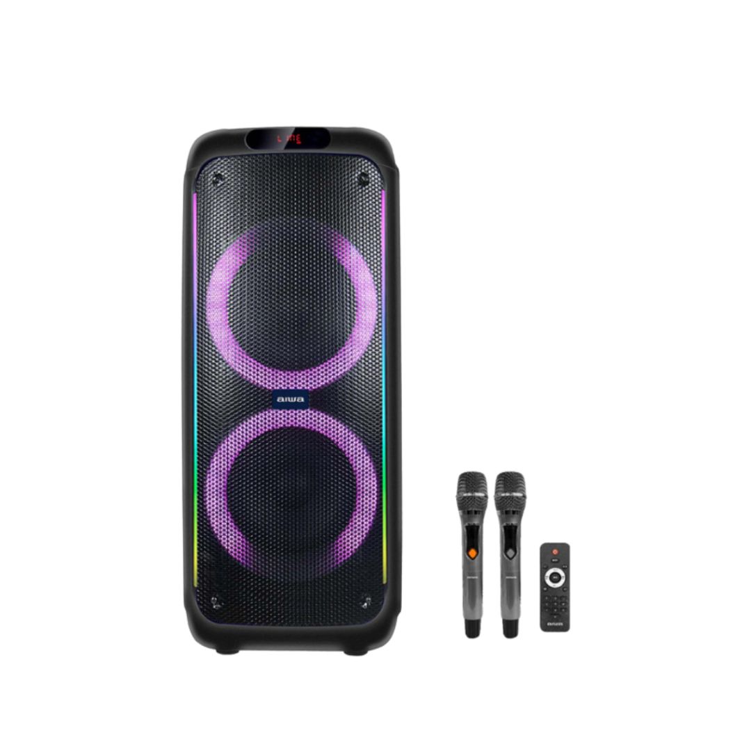 Aiwa Psp-1212 Party Speaker ลำโพงบลูทูธ ปาร์ตี้สปีคเกอร์ เสียงทรงพลัง พร้อมไฟ Led Aiwa Psp-1212 Party Speaker ลำโพงบลูทูธ ปาร์ตี้สปีคเกอร์ เสียงทรงพลัง พร้อมไฟ Led