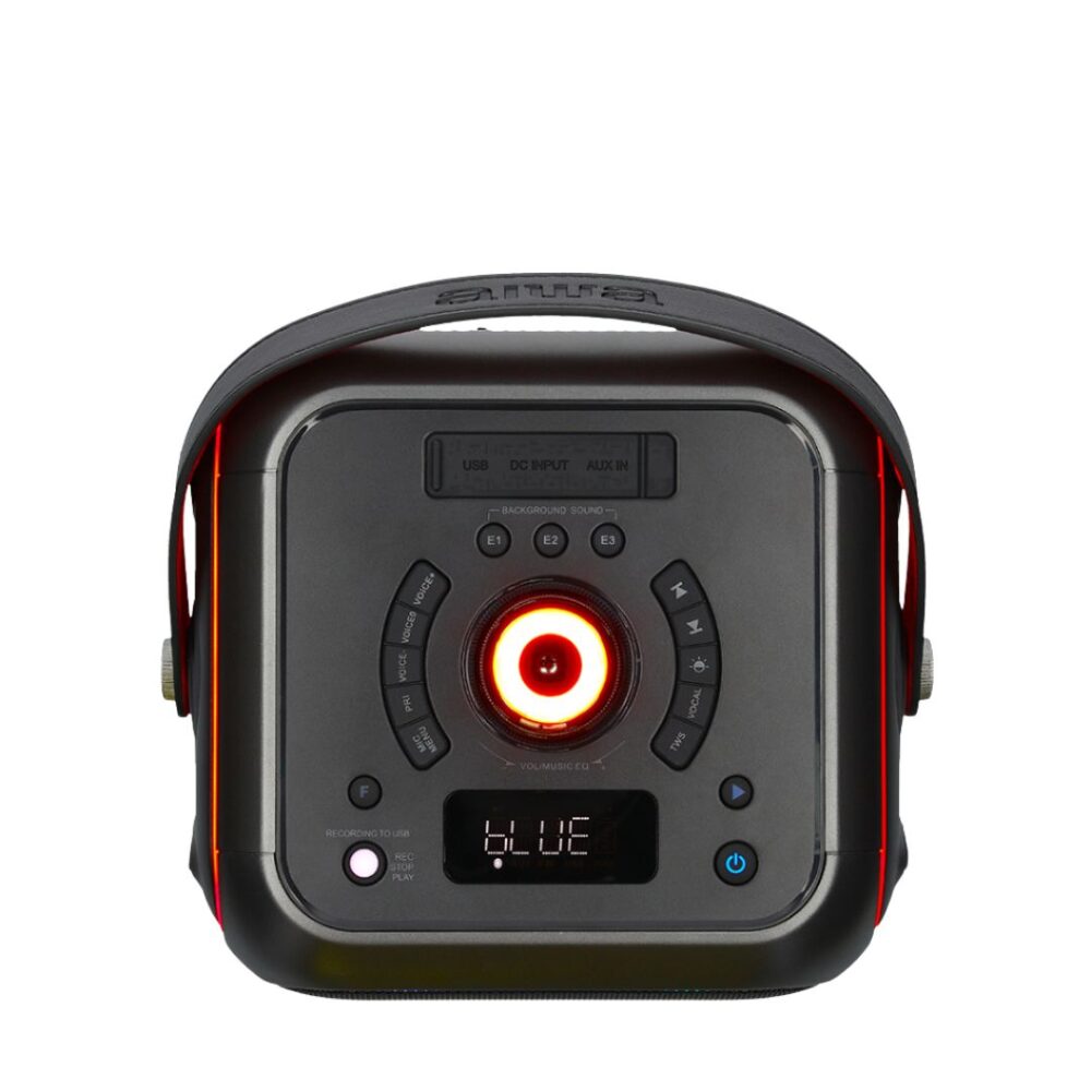Aiwa Aw-B200k ลำโพงบลูทูธ 5 นิ้ว Portable Bluetooth Speaker มาพร้อมไมค์ และไฟ Led Aiwa Aw-B200k ลำโพงบลูทูธ 5 นิ้ว Portable Bluetooth Speaker มาพร้อมไมค์ และไฟ Led